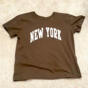 TWO John Galt Brandy Melville T-shirts